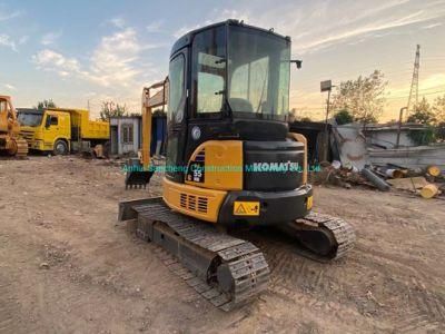 92% Used Komatsu PC55mr-3 Mini Excavator Japanese 6ton Digger