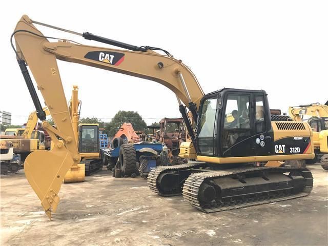 Cat312D Used Second Hand Running Crawler Excavator 12 Ton Construction Machinery Medium Excavators Excavadora Usada Excavatrice 312 313 315 318 Sale Doccasion
