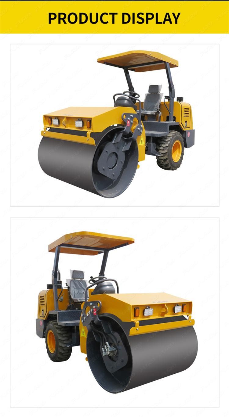 Single Drum Vibratory Roller Road Roller Asphalt Compactor