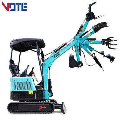 1 Ton 2 Ton 3 Ton Walking Digger Machine Micro Mini Hydraulic Crawler Excavators Prices Small Excavator