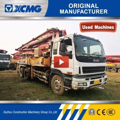 Second Hand XCMG Hb37 Truck Mounted Concrete Pump with Mixer