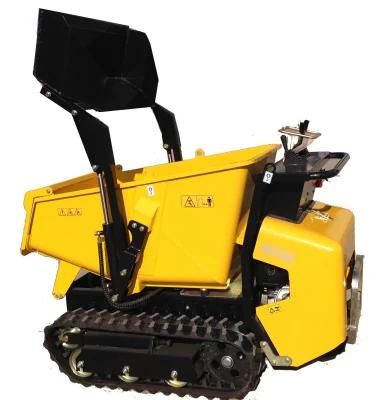 Hydraulic Crawler Mini Dumper 800kg Load for Sale