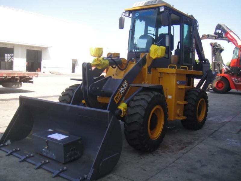 Mini Wheel Backhoe Loader with Snow Blower Xt870