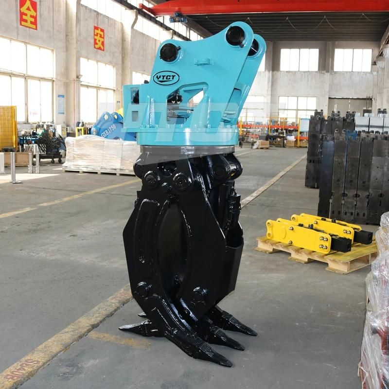 Ytct Hydraulic Log Forest Wood Grapple for Excavator