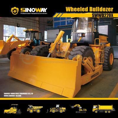 Hot Sale Wheeled Dozer 340 HP Hydraulic Bulldozer on Sale