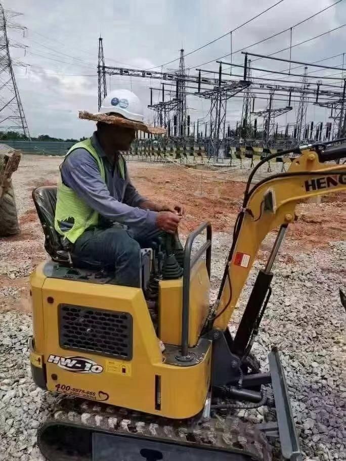 Crawler Backhoe Type 1ton Mini/Micro Excavator for Free Shipping