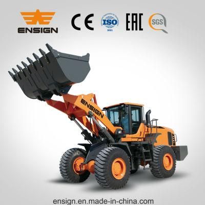 Factory Supply Ensign 6 Ton Wheel Loader Model Yx667 with Joystick, A/C and 3.5 M3 Bucket.