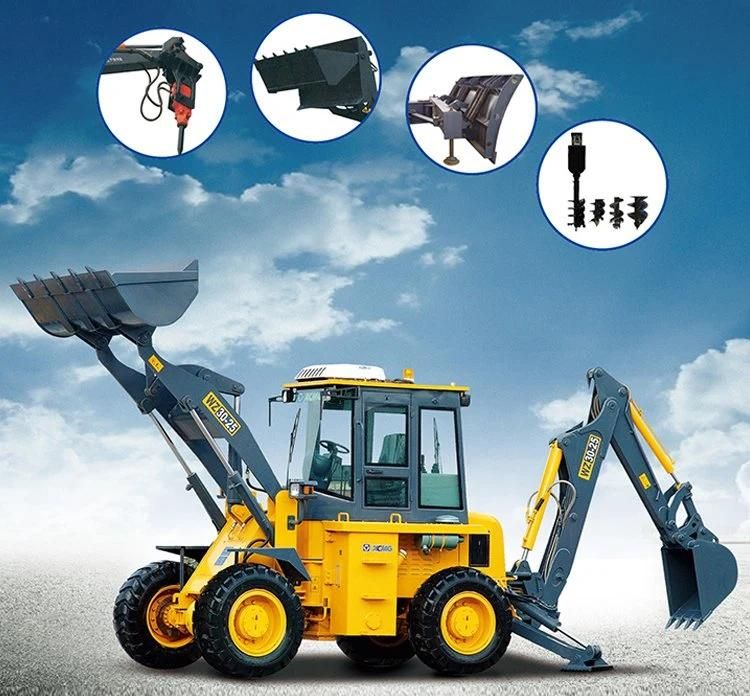 Chinese New Backhole Wheel Loader Wz30-25 Mini Tractor Backhoe Loader with Factory Price