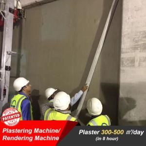 Longlife Automatic Wall Gypsum Painting Machine/ Wall Concrete Rendering Machine for Saudi Arabia Market