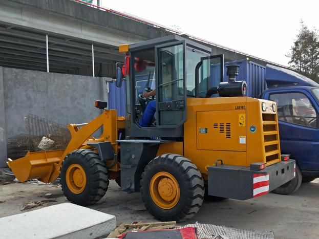55kw Yto Engine 1.6ton Capacity Wheel Loader Cdm816D for Sale with Fork