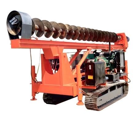 High Effective Hydraulic Spiral Ground Screw Machine Pile Driver