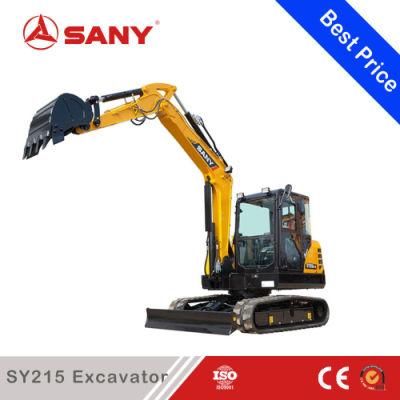 Sany Sy215c 21.5 T Medium Crawler Hydraulic Excavator Long Arm Excavators