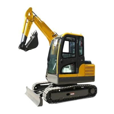 Fw40b Household Trencher Agricultural Small Digging Machine EPA Mini Excavators with Tilting Bucket 1000mm for Sale