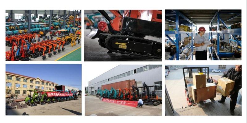 0.8ton 1ton 1.8 Ton 4ton Hydraulic Small Home Use Garden Rubber Track Crawler Mini Bagger/ Digger/ Excavators