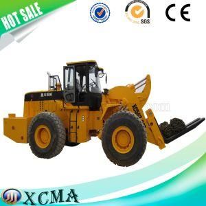 New China Block Handler Wheel Loader with Power Engine Quarry Machinery