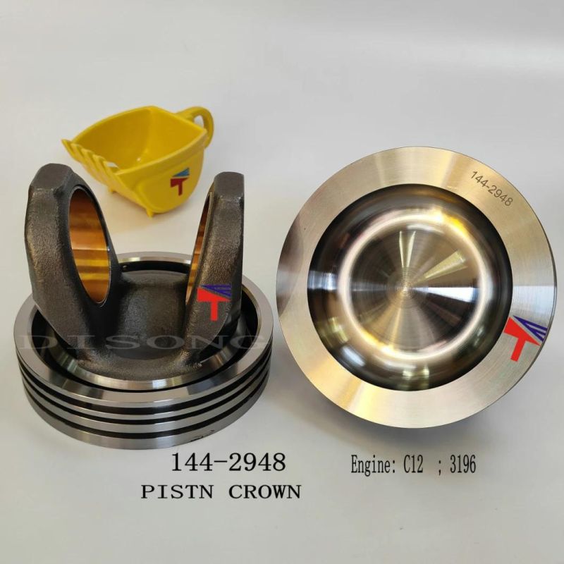 High-Performance Diesel Engine Engineering Machinery Parts Piston Crown 144-2948 for Excavator Parts 3196 Engine Parts C12 Generator Set