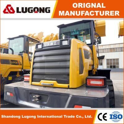 Lugong LG940 Mini Wheel Loader 2.2ton 4 Cylinder Radlader with Palet Fork for Industrial