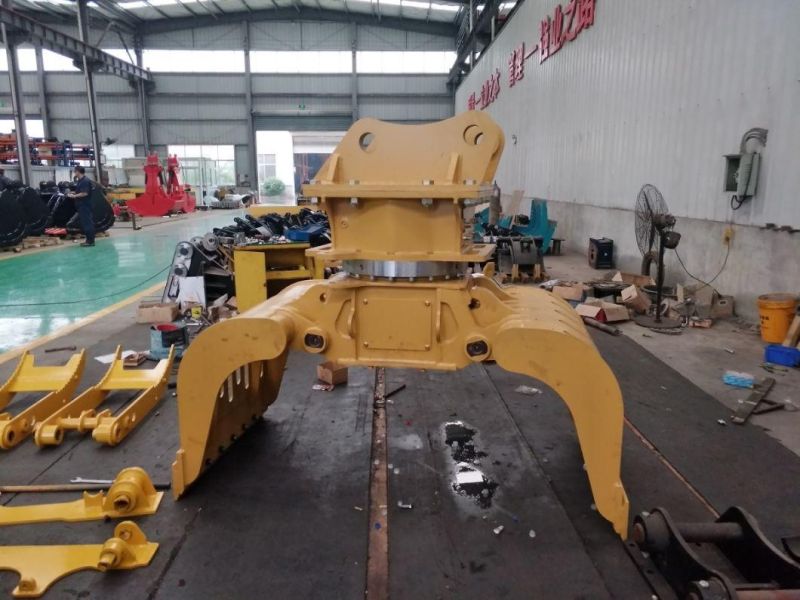 Excavator Rotating Demolition Grab Sorting Grapple