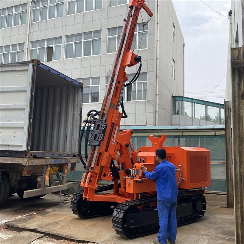Hydraulic Ground Screw Pile Driving Augering Drilling Machine