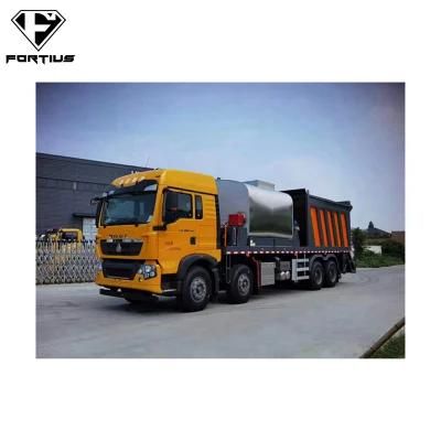 Fortius 8X4 12cubic Meter Sinotruk HOWO Bitumen Chip Sealer Asphalt Paving Equipment for Africa