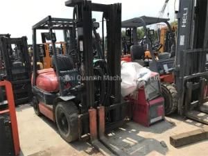 Side Shift Original Japanese 2.5 Ton 6fd25 Used Diesel Forklift on Sale in Shanghai