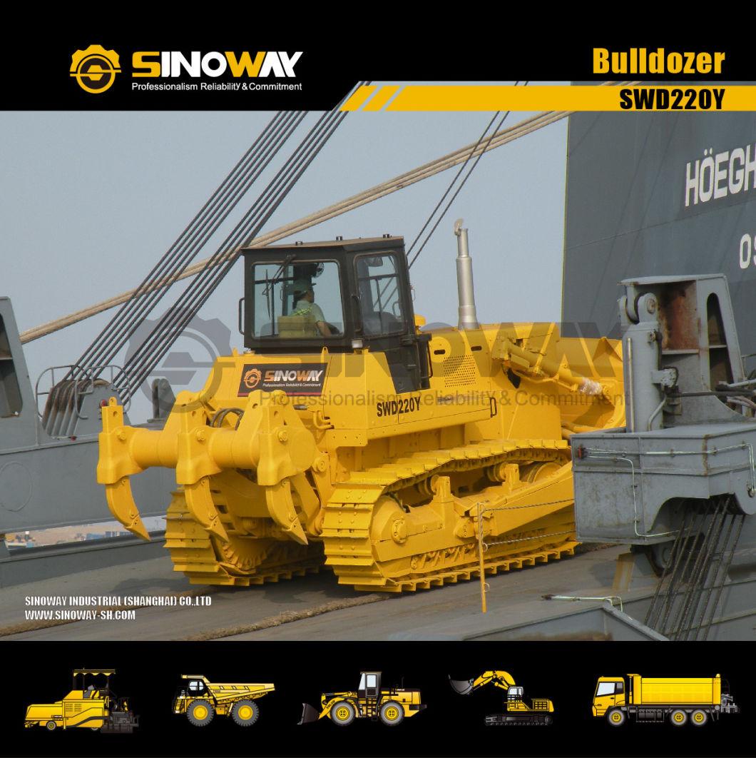 19 Ton Construction Mini Crawler Bulldozer Sinoway 200 HP Small Bulldozer with Cummins Engine