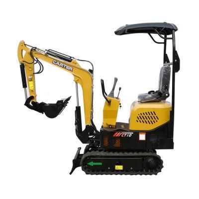 China Cheap 1 Tons Garden Small Mini Excavator for Sales