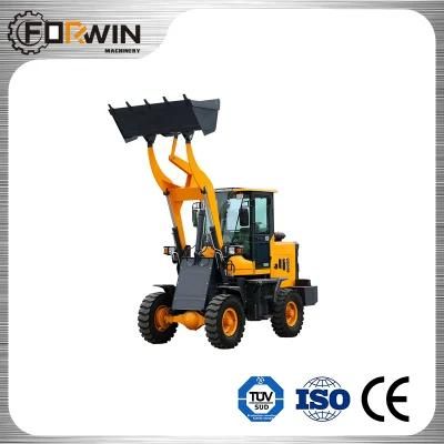 Strong Safety Customized 1 Ton Compact Hydraulic Front-End Single Bucket Small Wheel Loader for Farm Construction