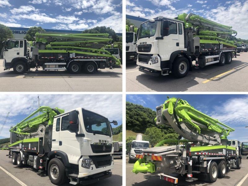 Zoomlion Official Manufacturer Truck Mounted Concrete Pump 38X-5rz with Three-Alex
