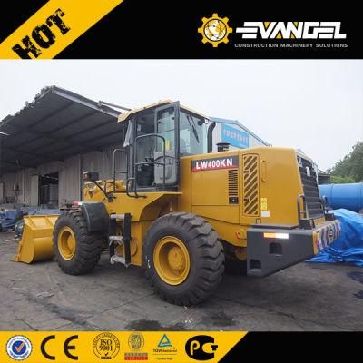 Popular Sale 4t 2.4m3 Front Wheel Loader Lw400k with Slide Fork