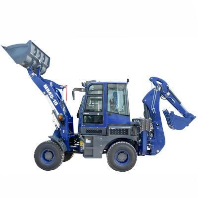 Backhoe Retail Applicable Construction Wheel Backhoe Excavating Loader for Sale