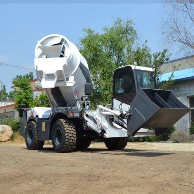 Concrete Mixing Truck Self Loading Mixer Vehicle