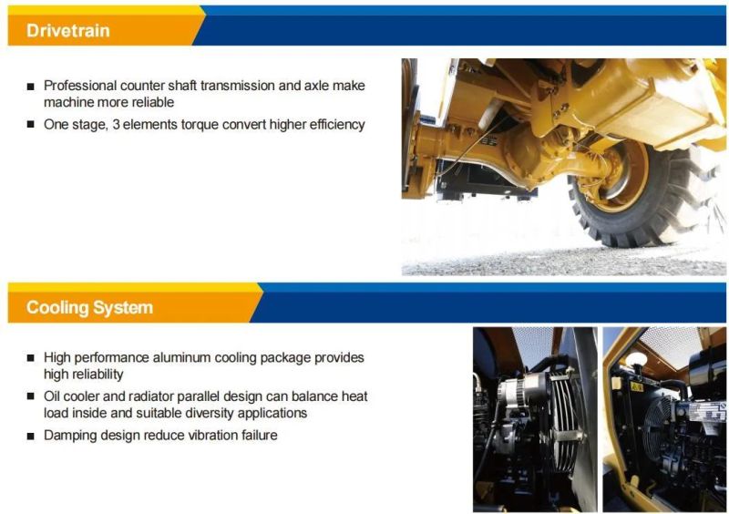 High Efficiency Mini Sem618d Wheel Loader with Low Price