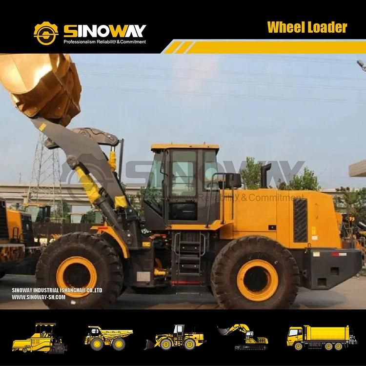 Small Front End Wheel Loader with Grapple for Log and Wood