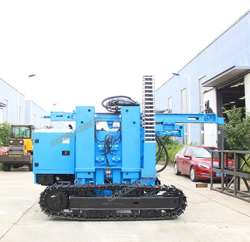 Telescopic Sliding Chassis Hydraulic Pile Drilling Machine