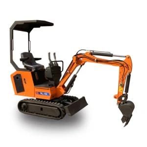 0.87 Ton Wheel Mini Bucket Chain Bucket 14 Ton Excavator, Chinese New Garden Mini Digger Compact Crawler Excavator for Sale