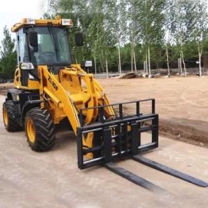 Factory Export Zl10f Joystick Control Pallet Fork Small Loader