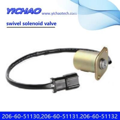 Excavator Hydraulic Rotary Solenoid Valve 206-60-51130, 206-60-51131, 206-60-51132 for Komatsu PC200-6/210-6/220-6/240-6/6D102