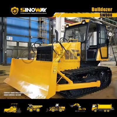 Brand New 80HP Samll Bulldozer for Farm and Agriculture
