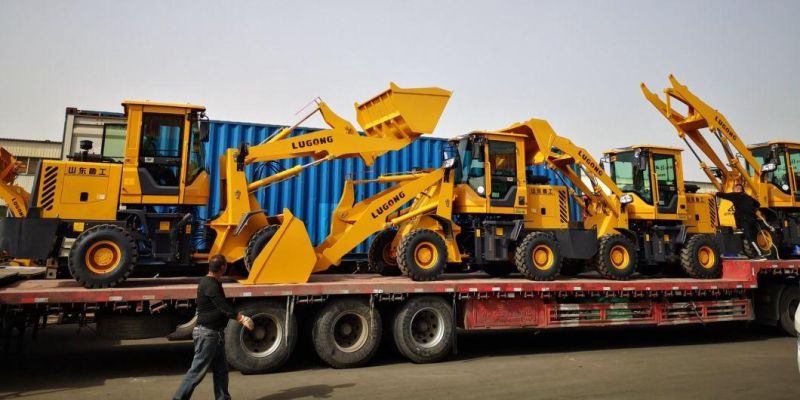 High Utility LG940 Mini Wheel Loader Track Payloader with Steering Pump for Industrial