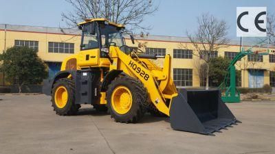 Haiqin Brand New Strong Wheel Loader (HQ928) with EPA 4 Engine