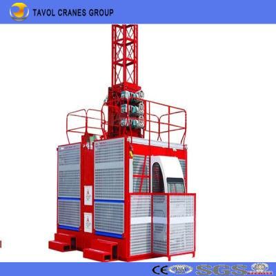 Construction Hoist 2ton Double Cage (SC200/200) Passenger Hoist