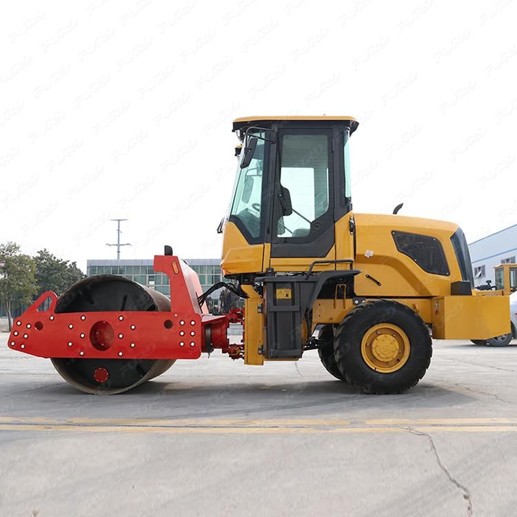 Heavy Duty 6 Ton Road Roller Construction Machine Road Roller with Cabin