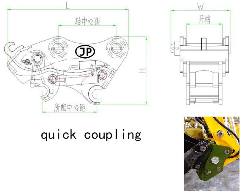 Coal Mine Mini Electric Excavator with Quick Coupling
