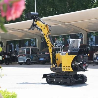 0.8 Ton China Minibagger Micro New Garden Farm Home Crawler Excavator Digger Machine Price with CE Small/Mini Pelle 0.6/0.8/1/1.8ton