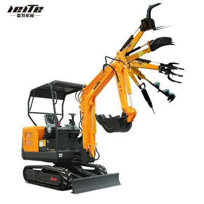 Towable Mini Excavator Earth-Moving Machinery Home Use Mini Excavators 2.0 Ton Worldwide Support for Home Delivery