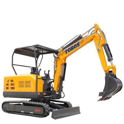 Hot Sale China 3 Ton 2900kg Cheap Yanmar Engine Mini Cabin Excavator Digger with Quick Hitch/Hydraulic/Crawler/CE/Diesel Gasoline