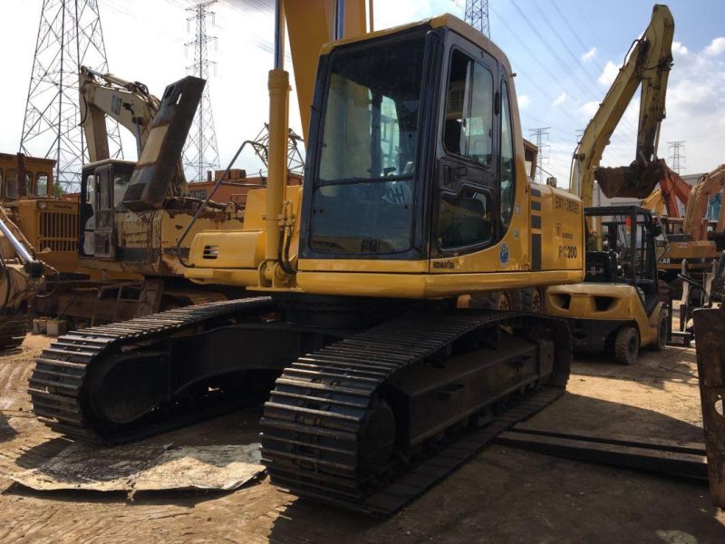 Good Condition Japan Used Komatsu PC200-6 Track Excavator