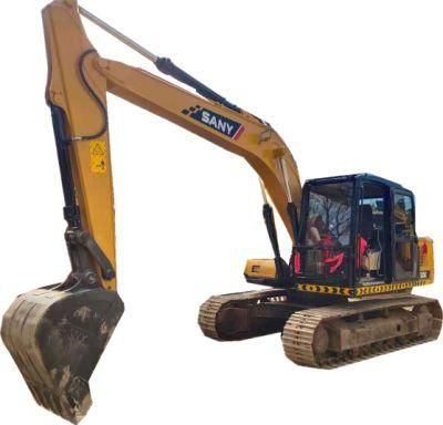 Used Korea Made Small Digger Sy135c with Steel Track in China for Sale
