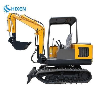 1.8 Tons Durable Small Bucket Backhoe Excavators with Track Chain